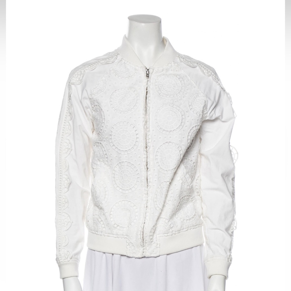 *Opening Ceremony White Bomber Jacket Sz XS - Picture 9 of 15
